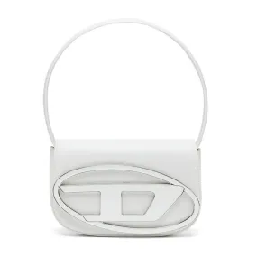 1DR LOGO PLAQUE SHOULDER BAG - WHITE