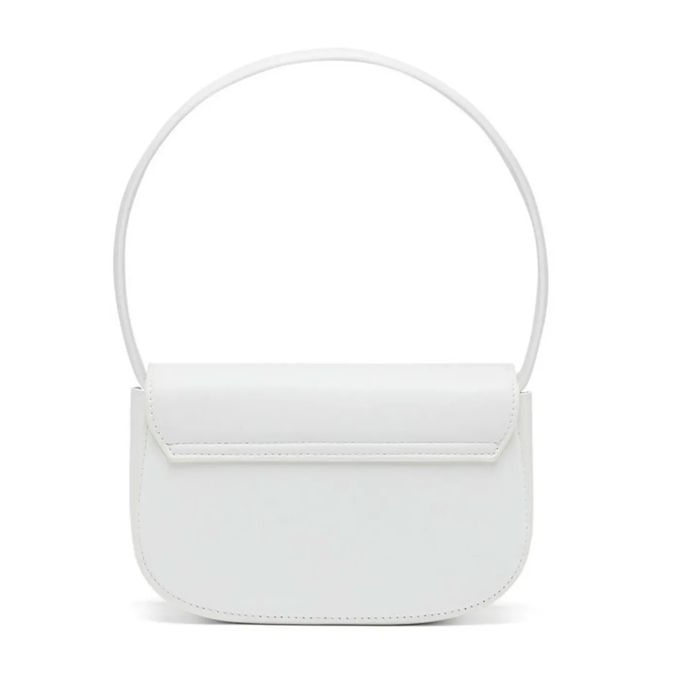 1DR LOGO PLAQUE SHOULDER BAG - WHITE