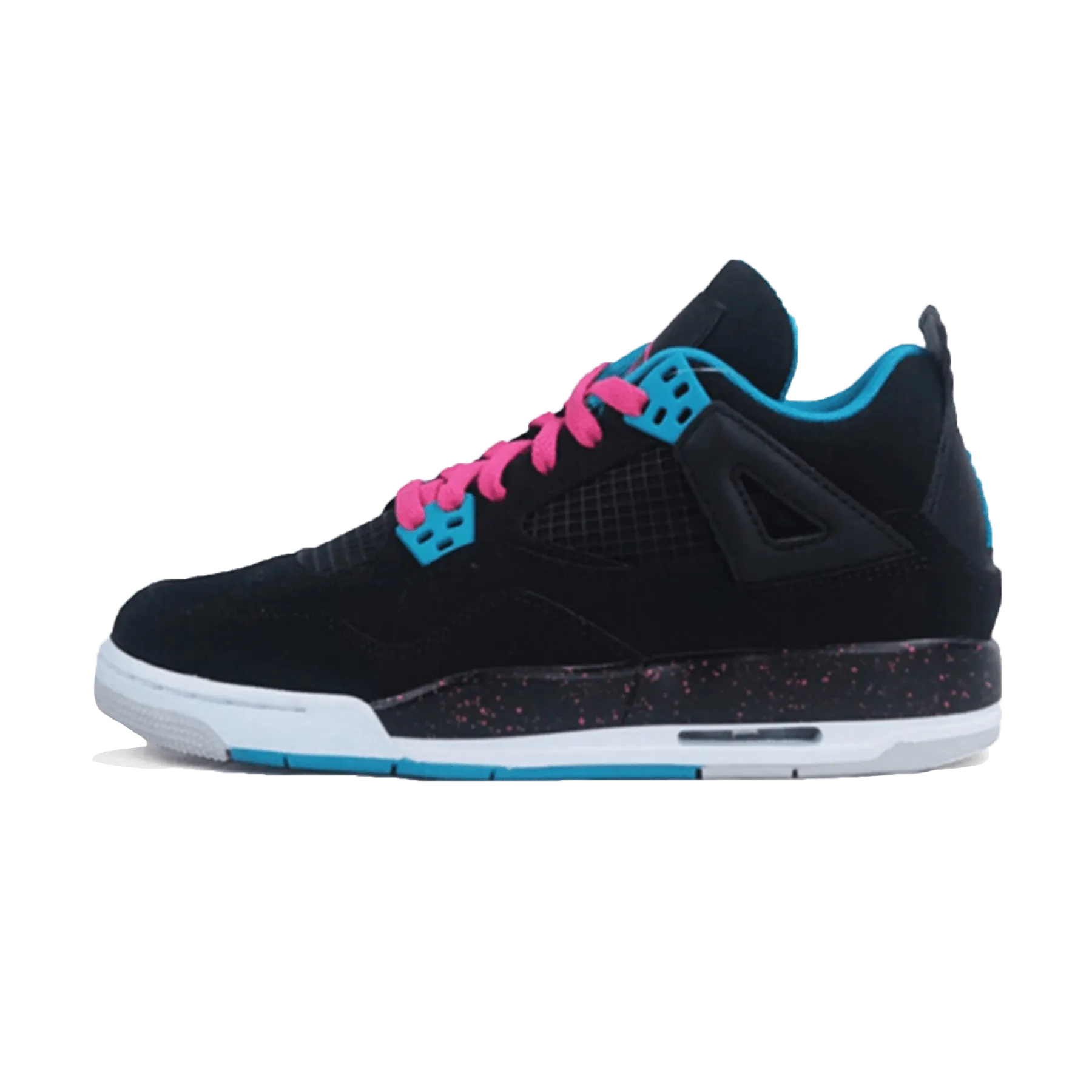 Air Jordan 4 Retro GS 'Black Vivid Pink'