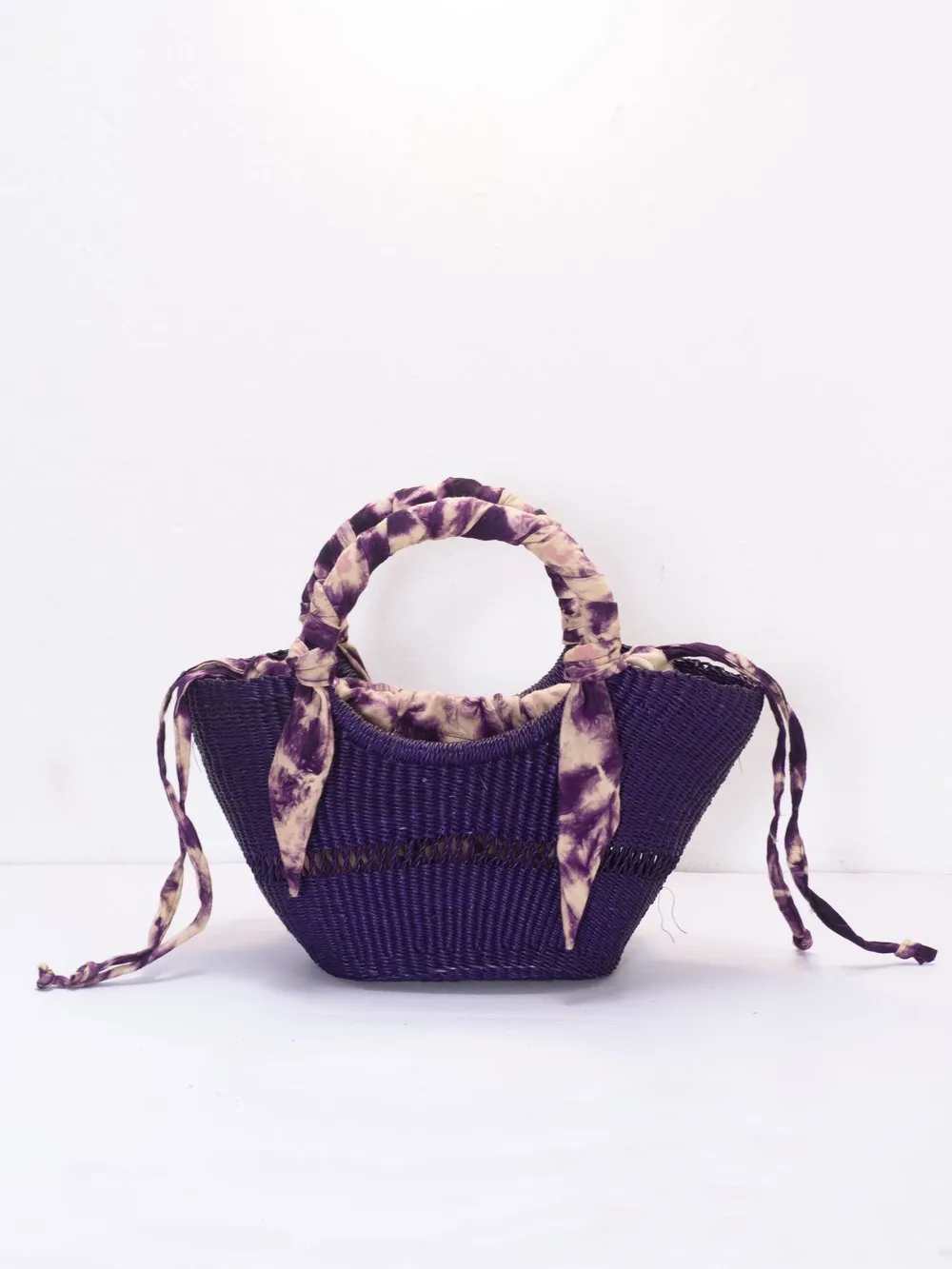 AKETEKETE Woven Butterfly Tote Bag - Small