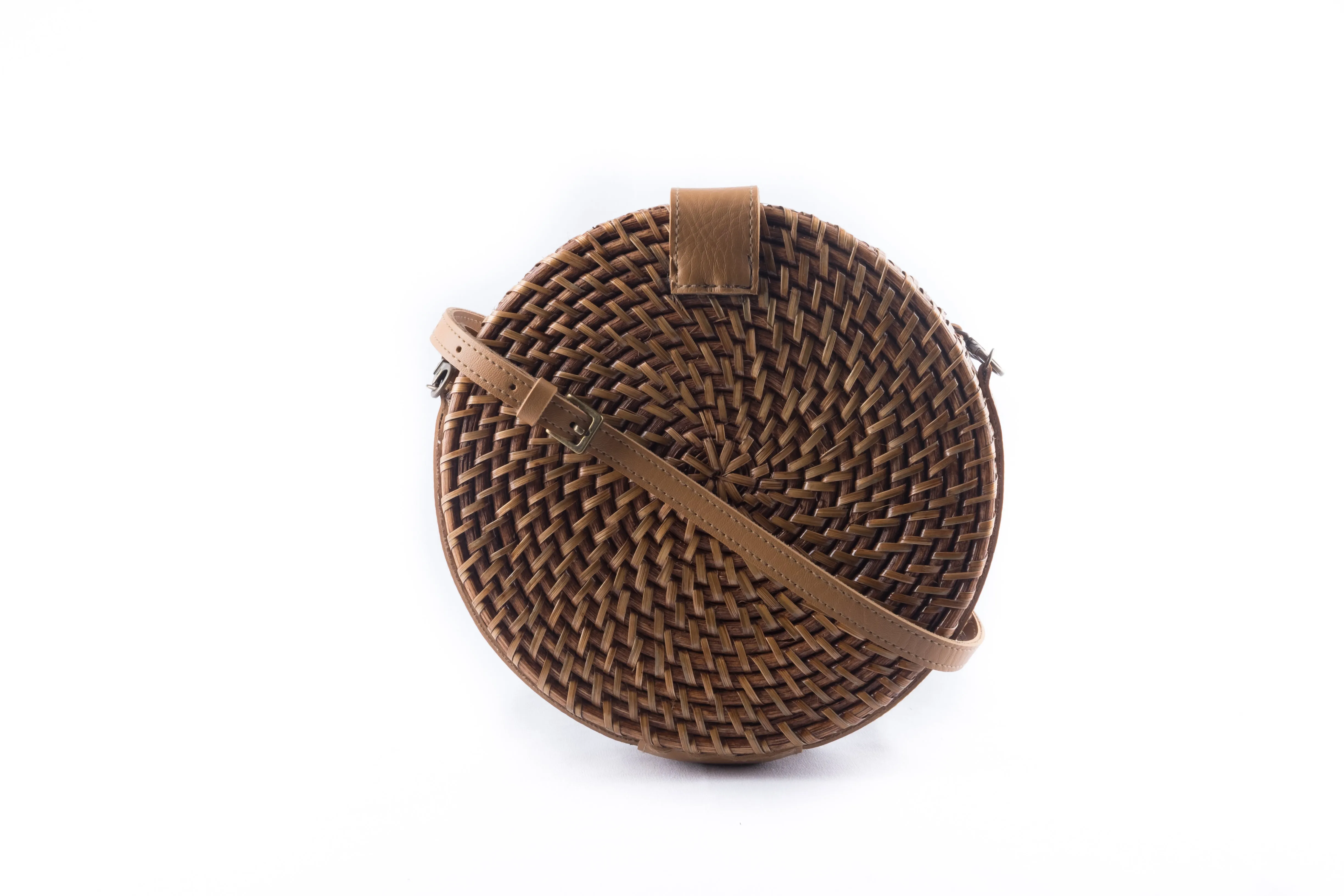 Alicia Rattan Crossbody