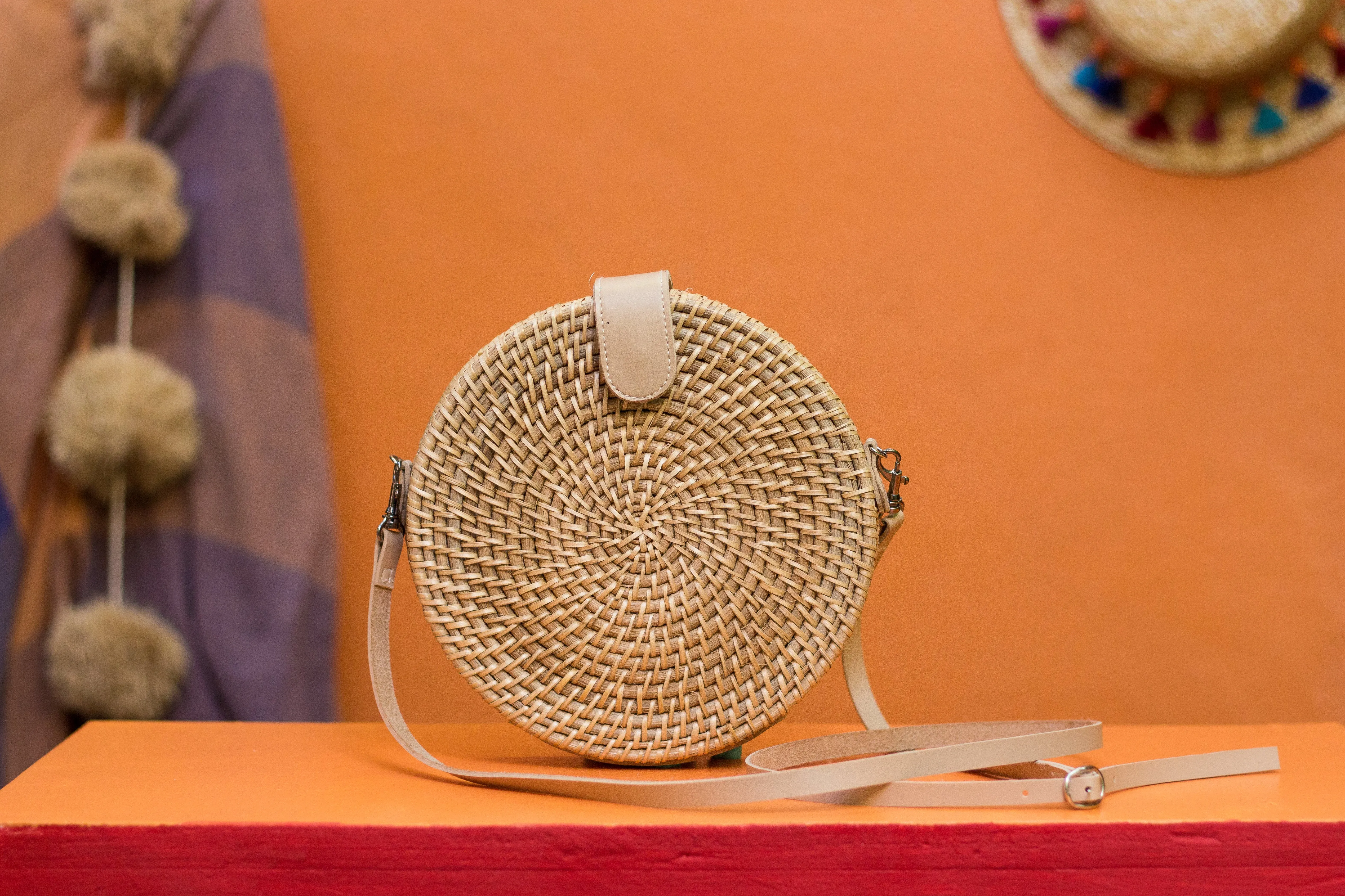 Alicia Rattan Crossbody