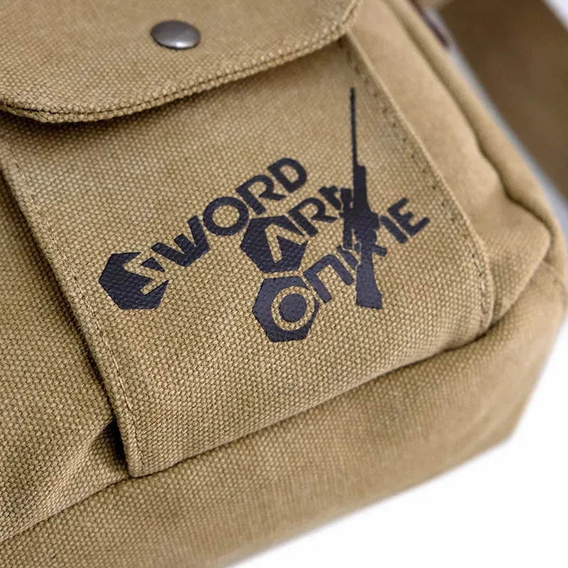 Anime Sword Art Online SAO Canvas Messenger Bag Shoulder Book Bag Cosplay Gift