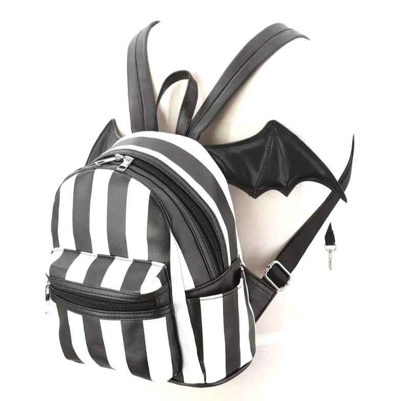 Backpack - Bat Wing Stripe - Mini Backpack