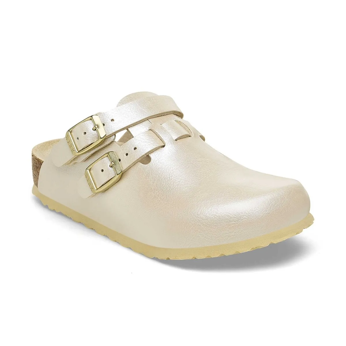 Birkenstock Girl's Kay Pearl White (Sizes 30-34)