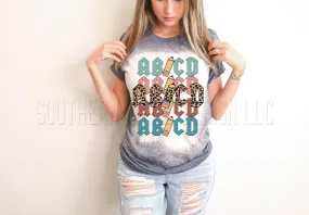 Bleached ABCD t-shirt