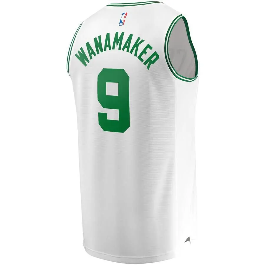 Boston Celtics Brad Wanamaker Fanatics Branded Replica Fast Break Player Association Jersey Mens - White | Ireland R5135H1