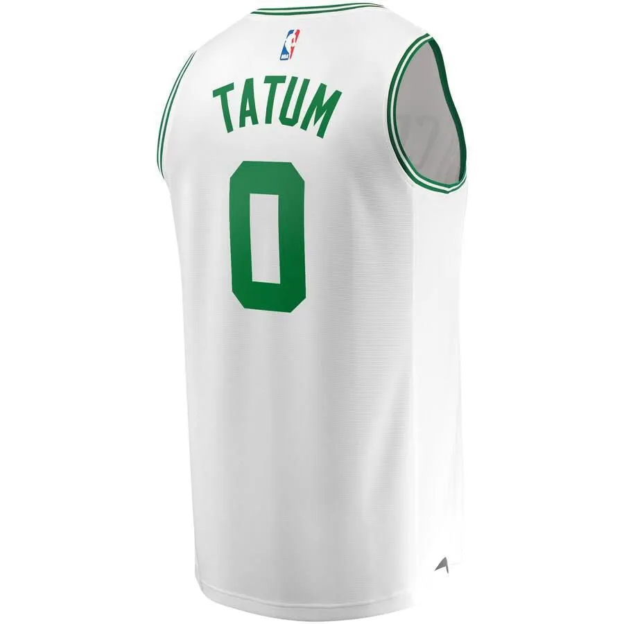 Boston Celtics Jayson Tatum Fanatics Branded Replica Fast Break Player Association Jersey Mens - White | Ireland A9765U6