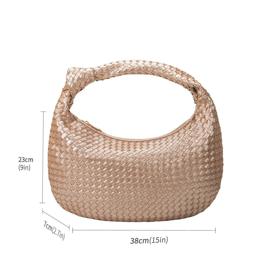 Brigitte Bone Large Recycled Vegan Shoulder Bag