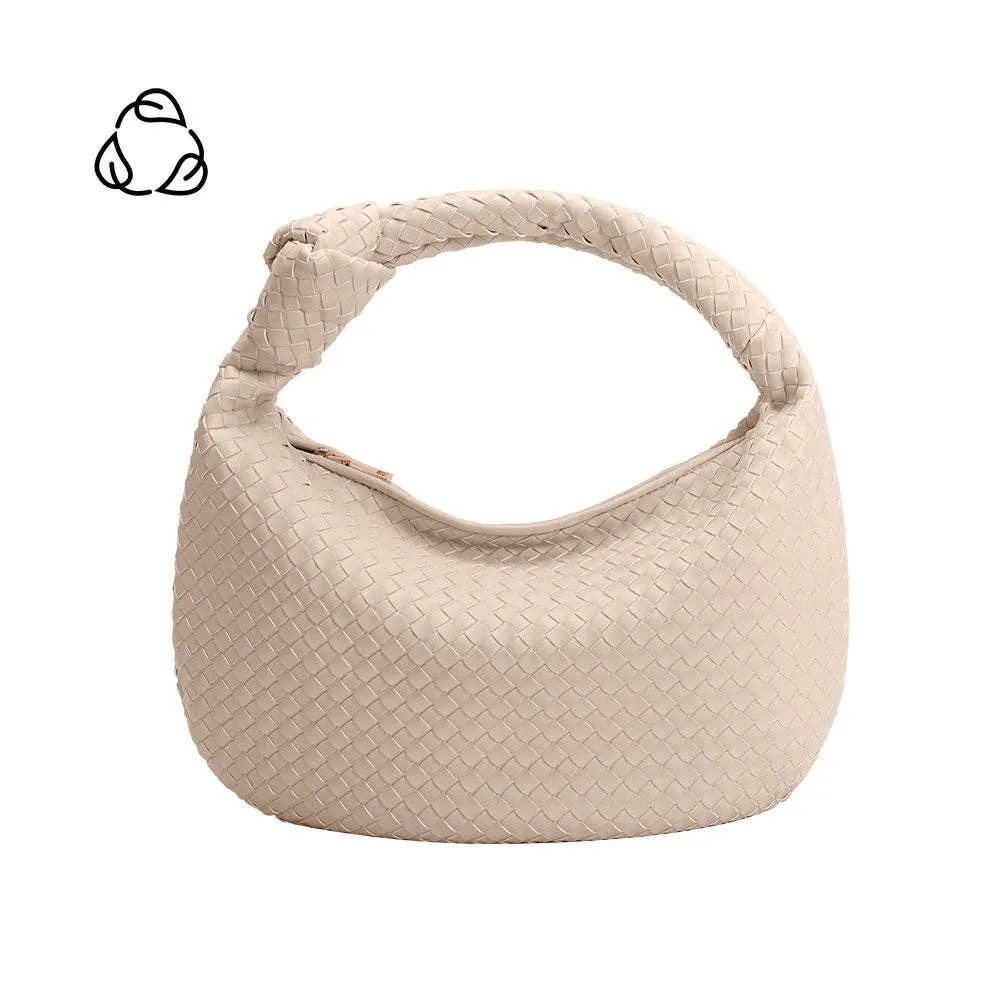 Brigitte Bone Large Recycled Vegan Shoulder Bag