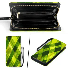 Clutch Purse - Green Grass Design