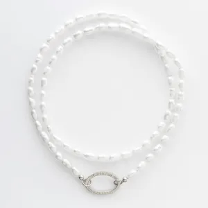 Double Wrap Sunray Pearl Bracelet