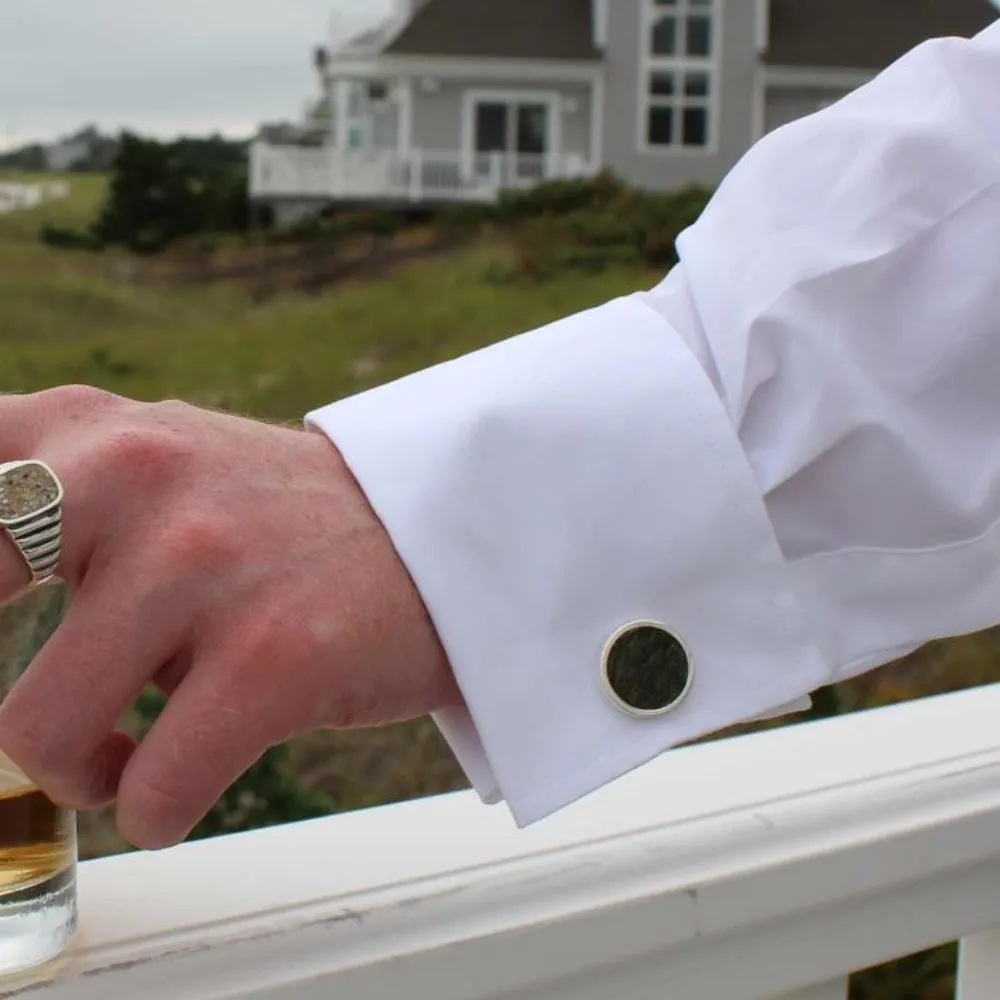 Dune Jewelry Sterling Silver Hamptons Rope Cufflinks