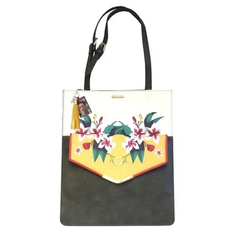 Frida Kahlo Inspired 2-In-1 Tote Bag