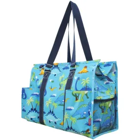 Friendly Dinosaur NGIL Zippered Caddy Large Organizer Tote Bag