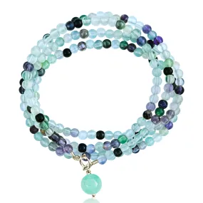 Intuitive Insight Fluorite Wrap Bracelet