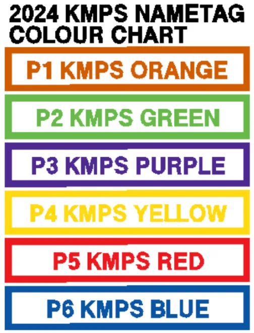 KMPS NAMETAGS (WITH POSTAGE)