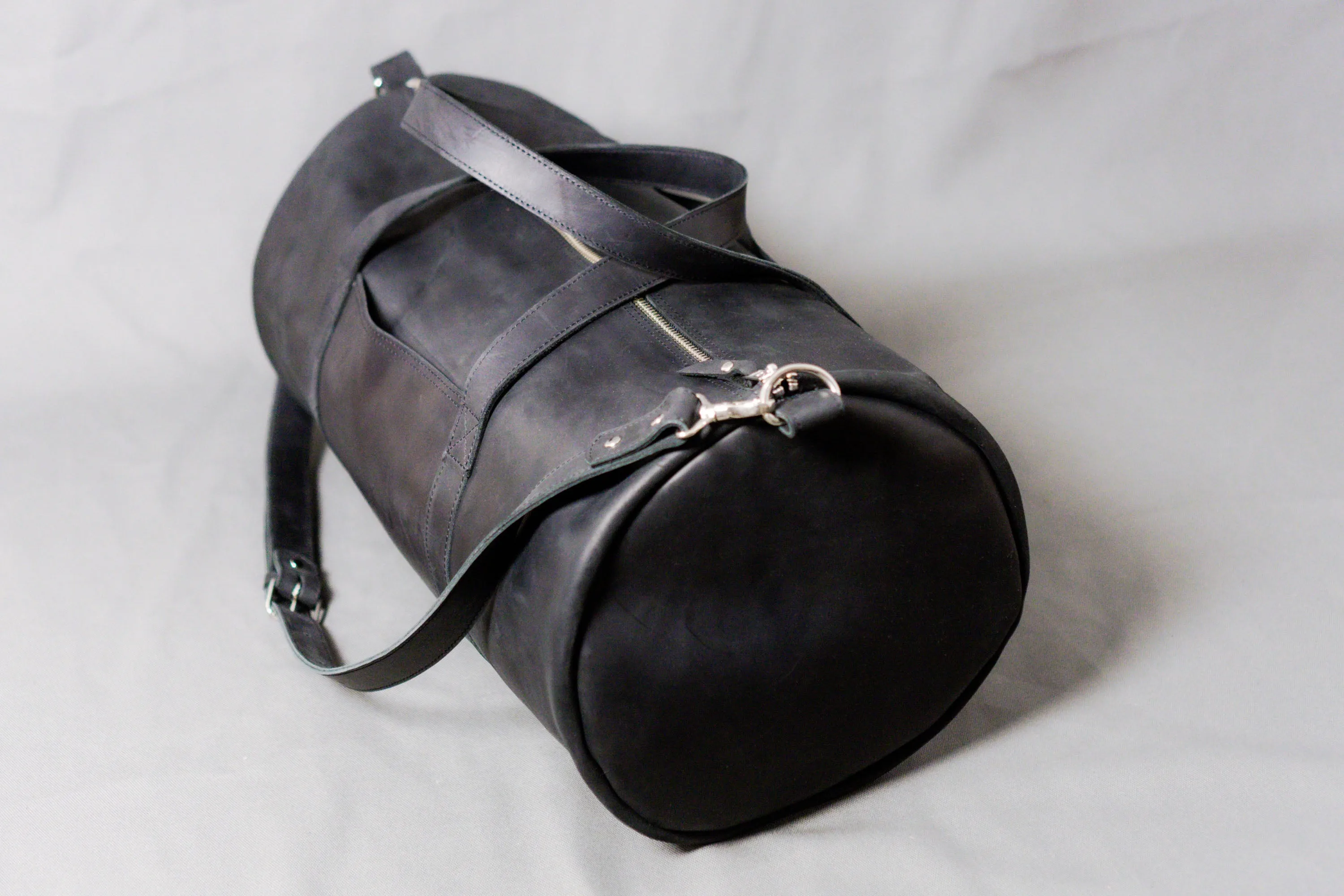 Leather Bag Duffle, Weekender, Gym, Everyday use, Travel, Minimalist Holdall