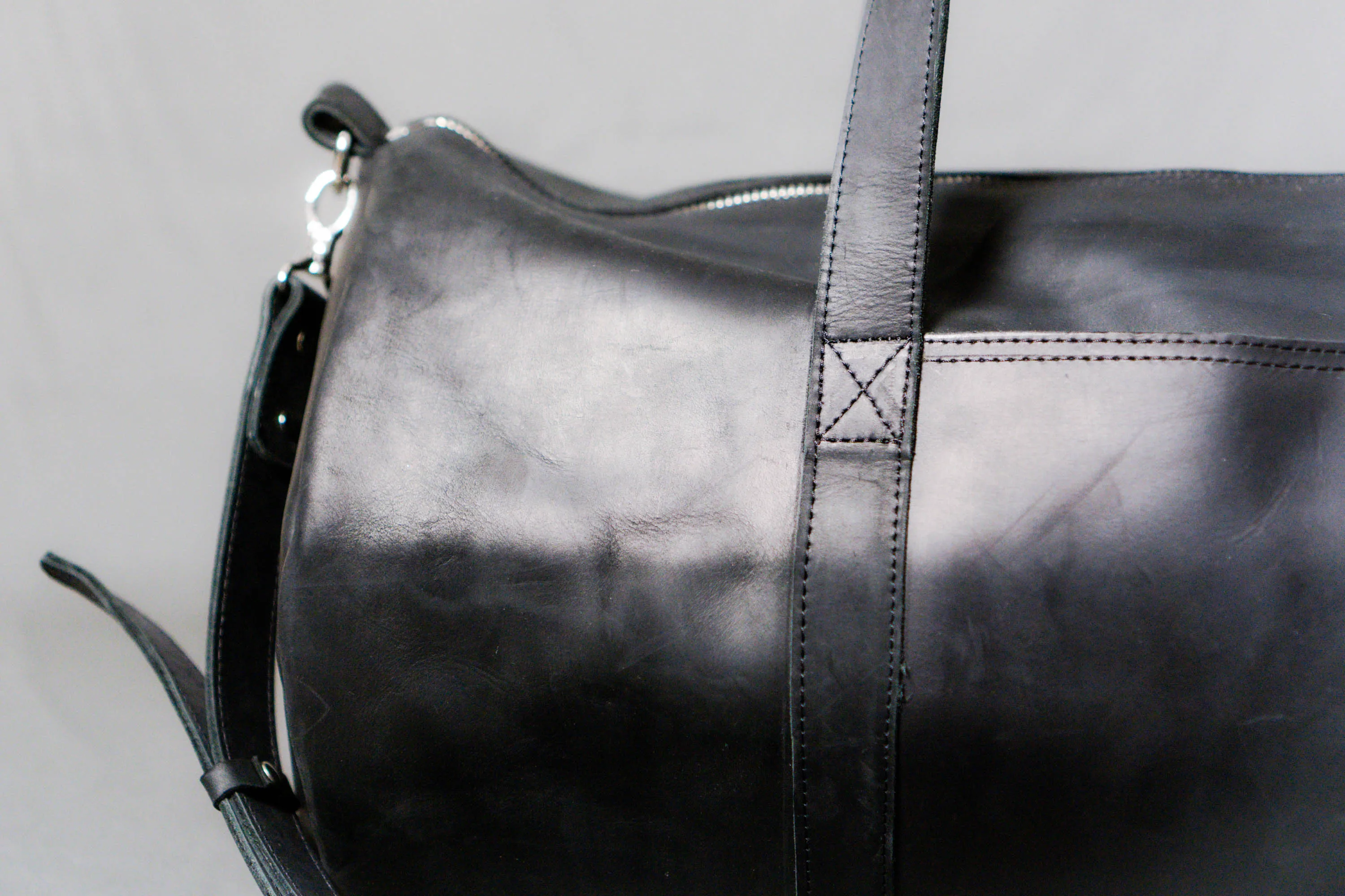 Leather Bag Duffle, Weekender, Gym, Everyday use, Travel, Minimalist Holdall