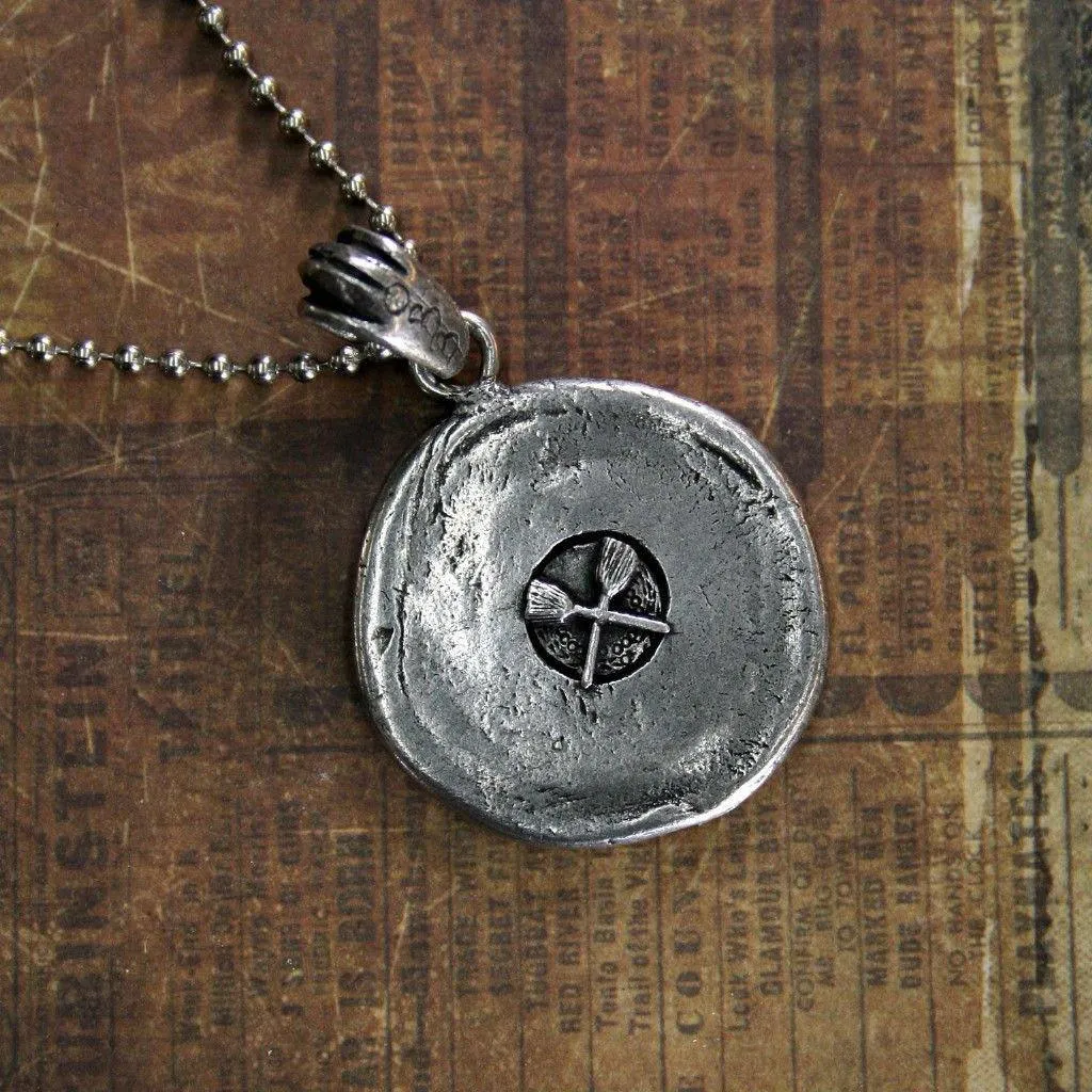 Leviathan Cross Seal Necklace