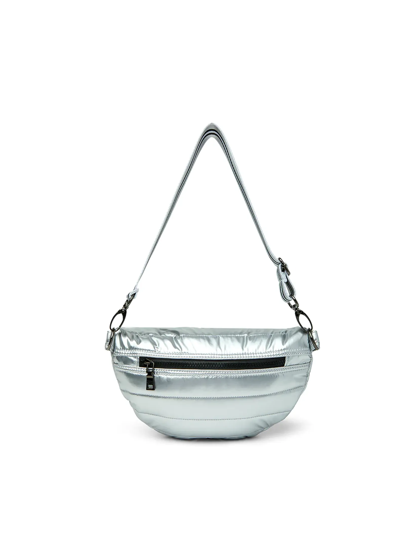 Little Runaway Crossbody, Pearl Silver