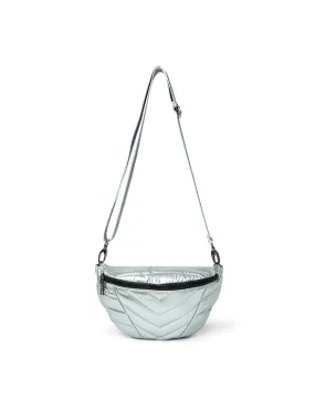 Little Runaway Crossbody, Pearl Silver