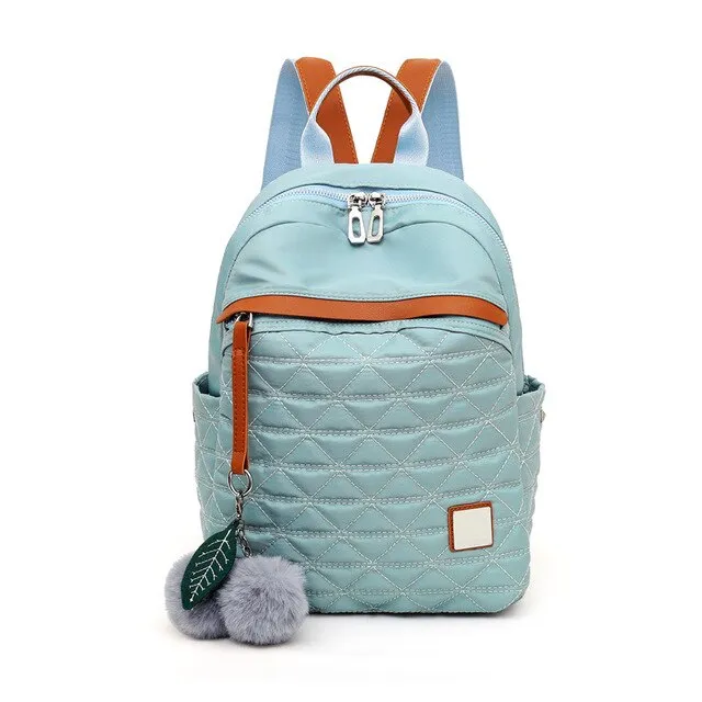 Luxury Designer Hairball Oxford School Bag and Backpack