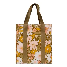 Market Bag - Khaki Floral