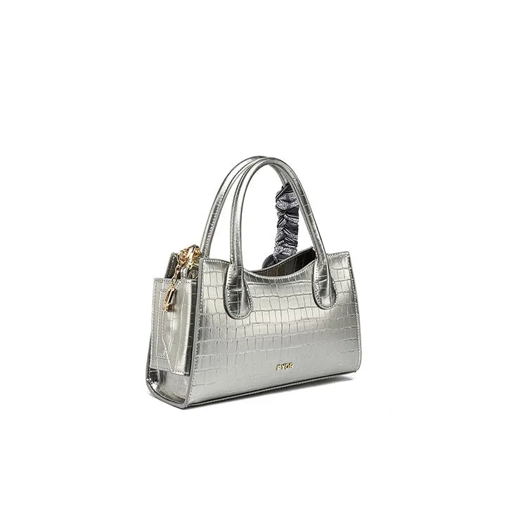 Metallic Textured Handbag BD 96