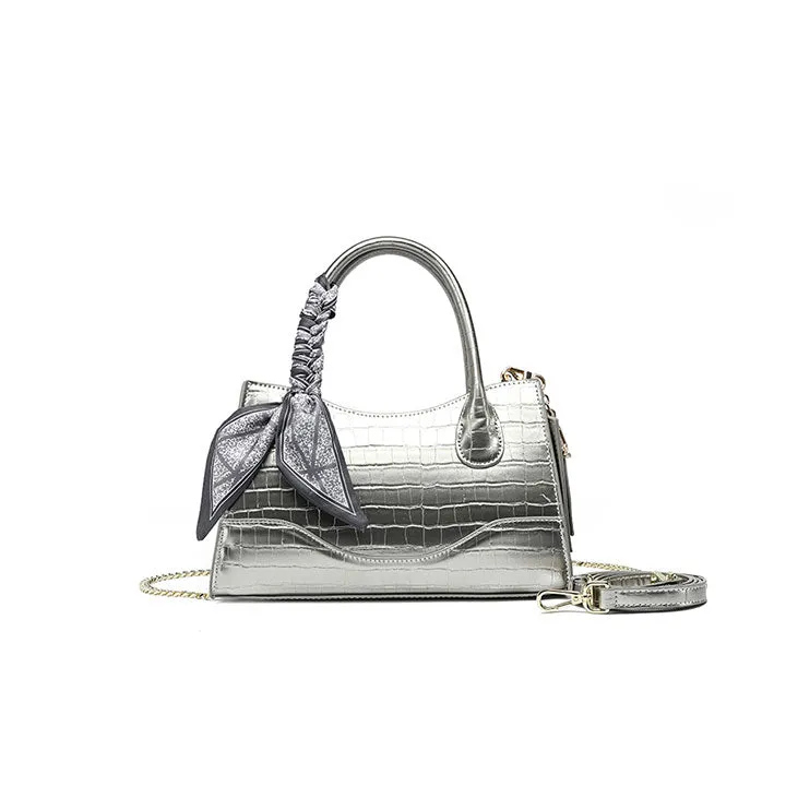 Metallic Textured Handbag BD 96