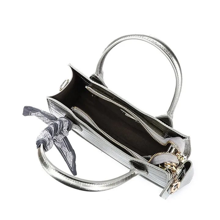 Metallic Textured Handbag BD 96