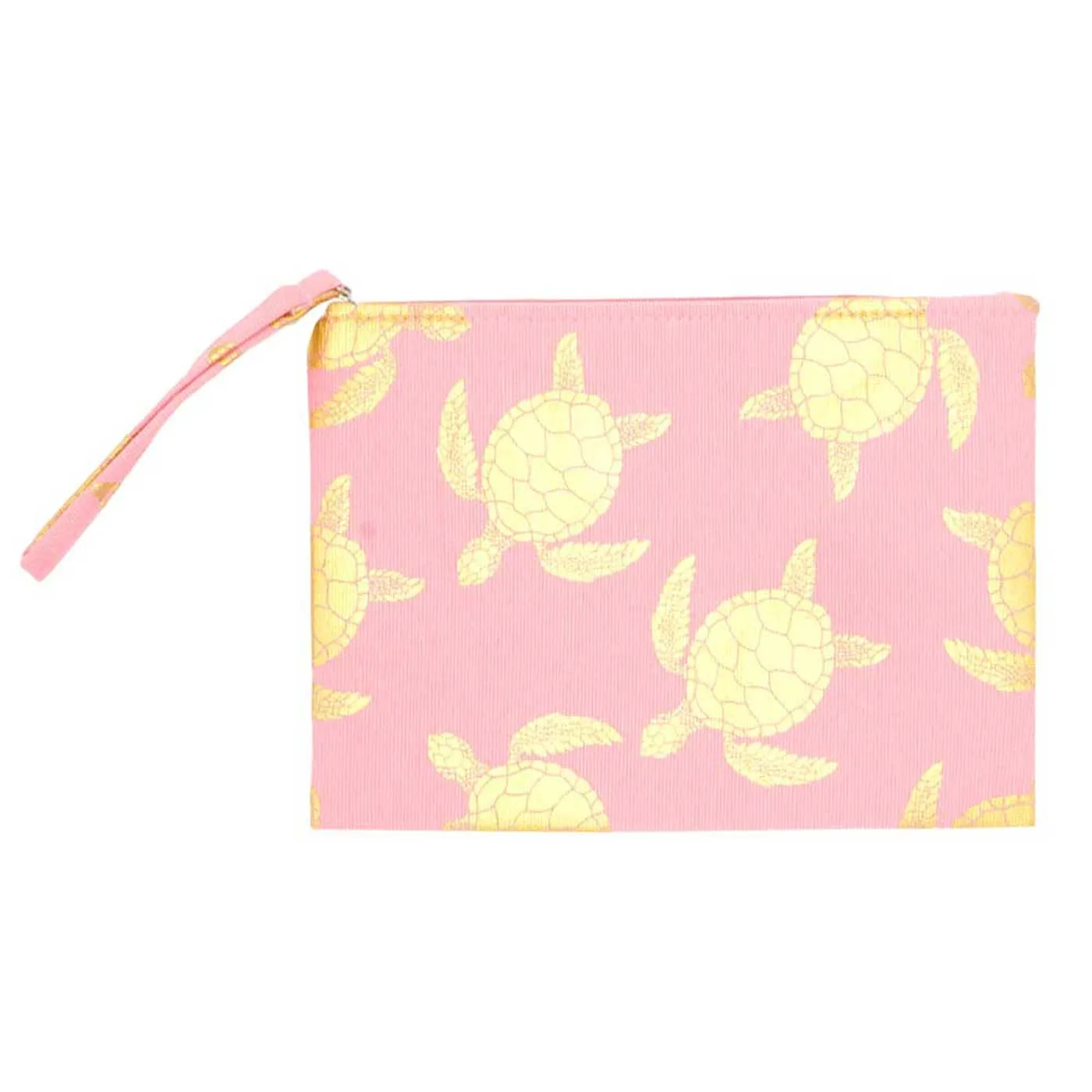 Metallic Turtle Pouch Clutch Bag