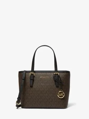 Michael Kors Jet Set Travel Extra-Small Logo Top-Zip Tote Bag