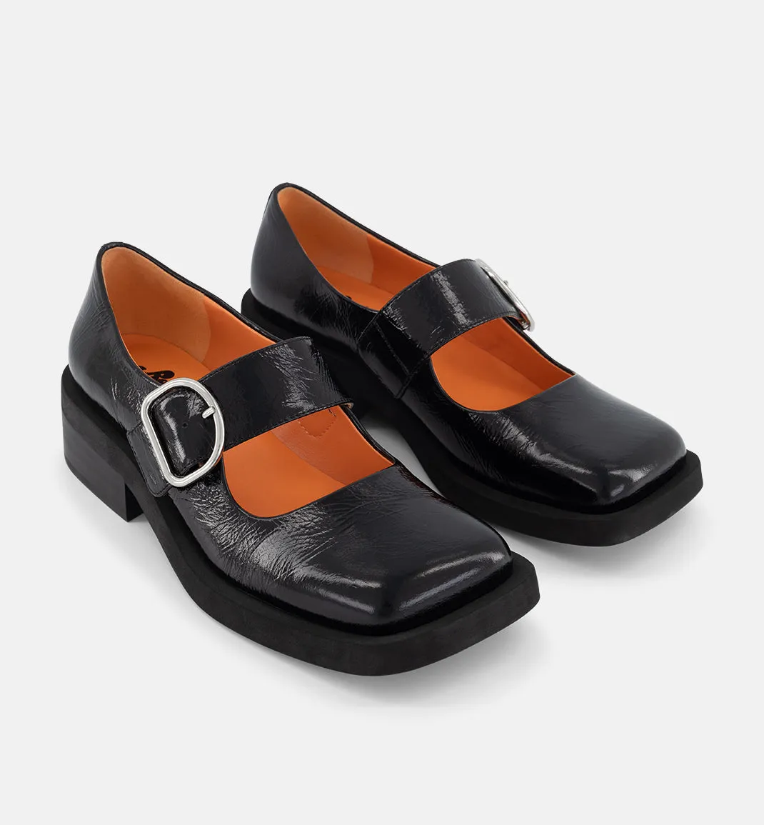 Monae Buckle Shoe | Black Crush