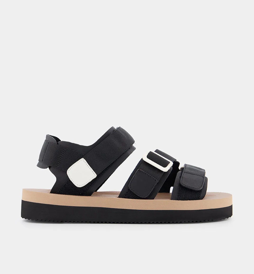 Neptune 2.0 Athletic Sandal l Black and Milk