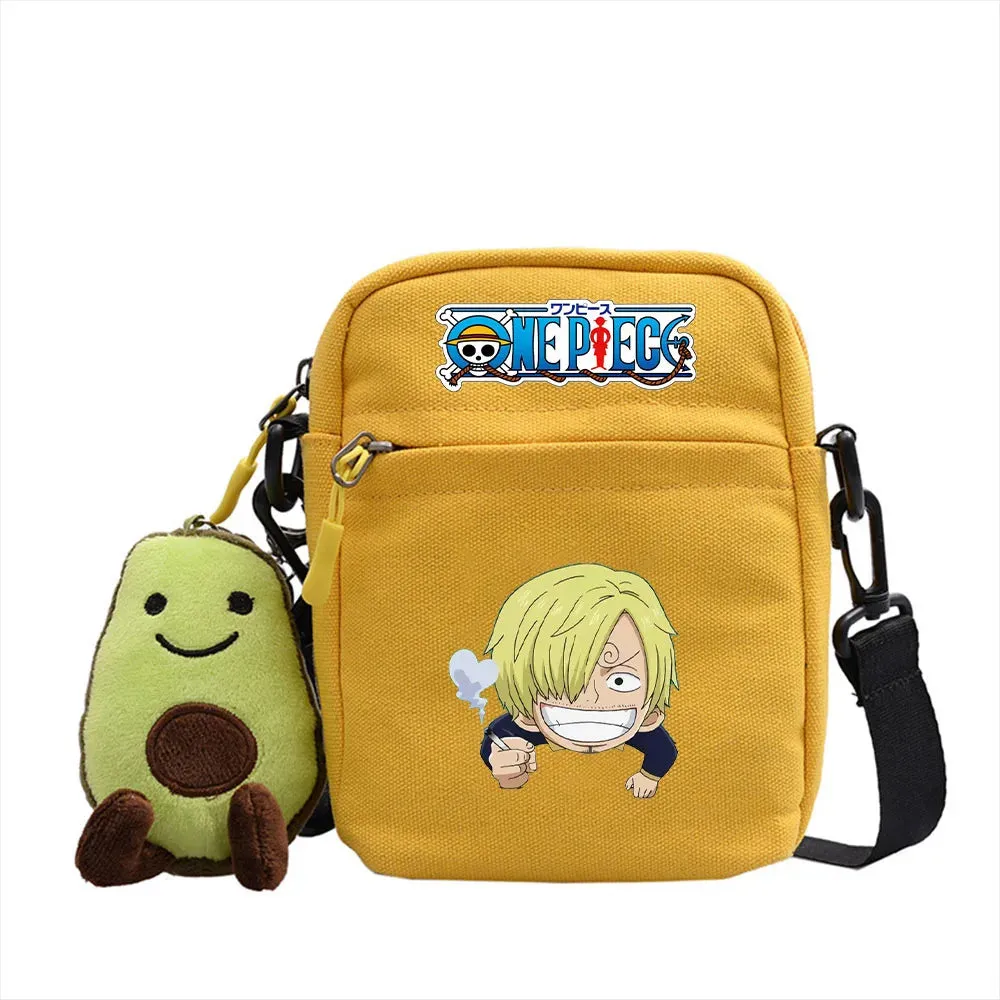 One Piece Luffy Single Shoulder Bag Aniem Cosplay Sling Backpack Casual Daypack Small Square Bag