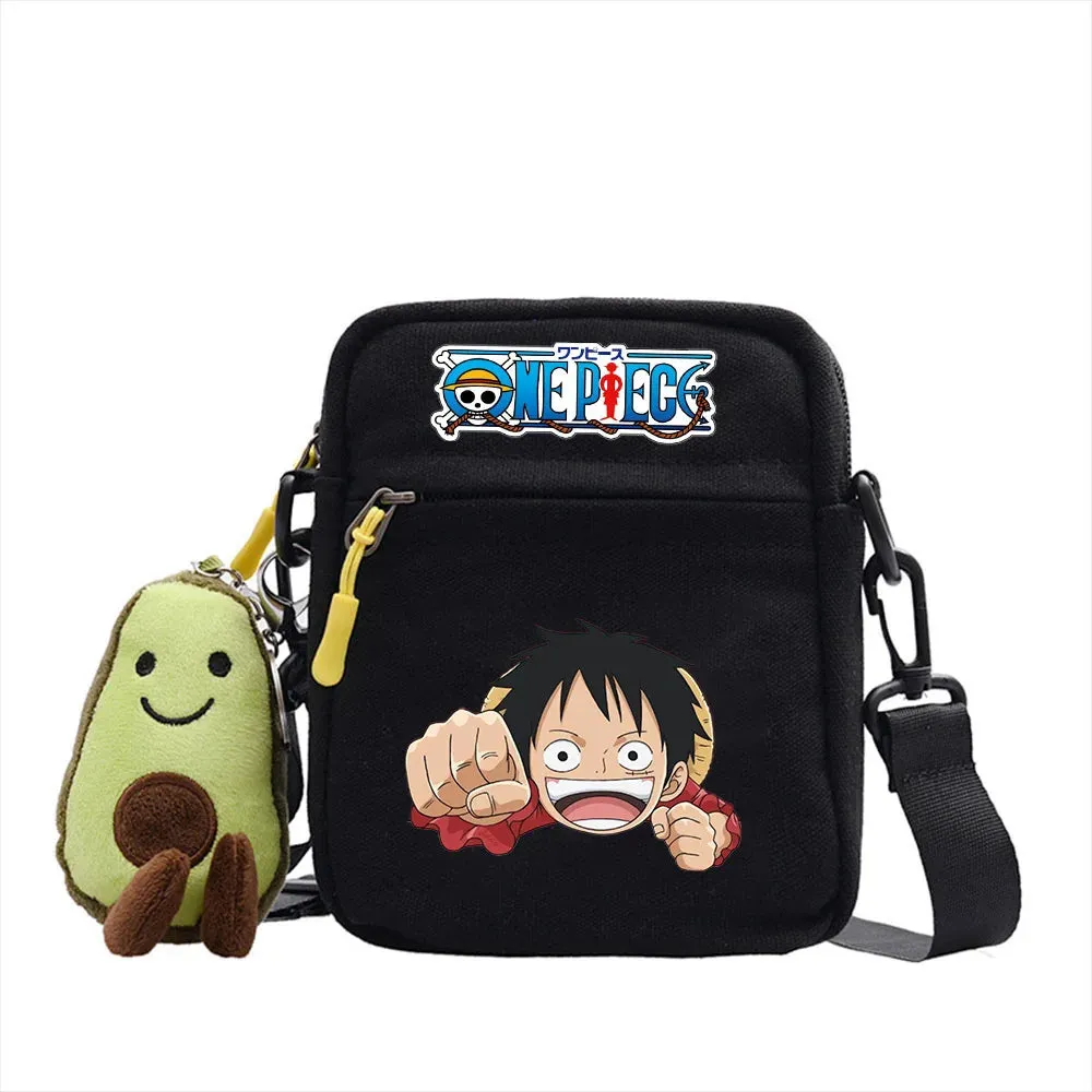 One Piece Luffy Single Shoulder Bag Aniem Cosplay Sling Backpack Casual Daypack Small Square Bag