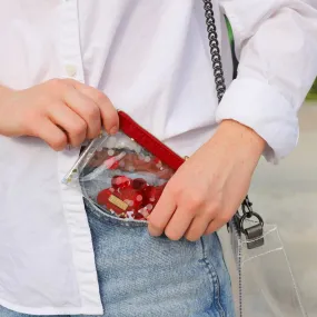 Packed Party Spirit Squad Red Keychain Purse