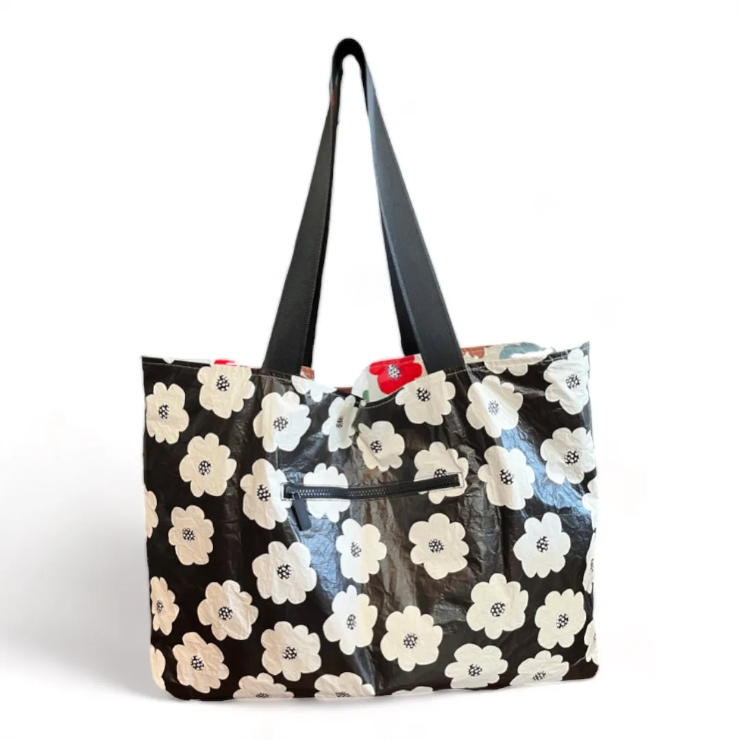 REVERSIBLE FLOWER BURST TOTE