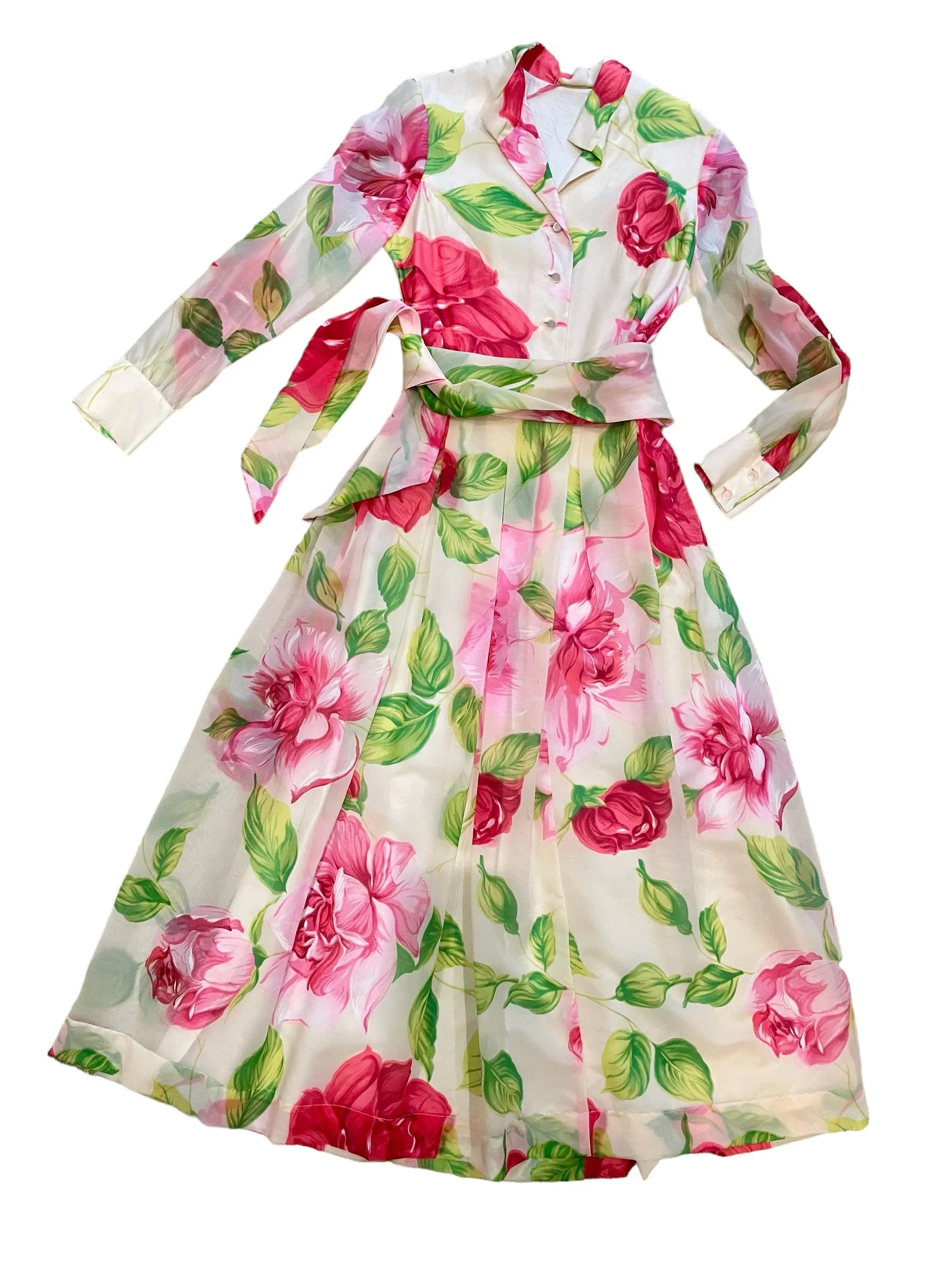 Rose Print Dress