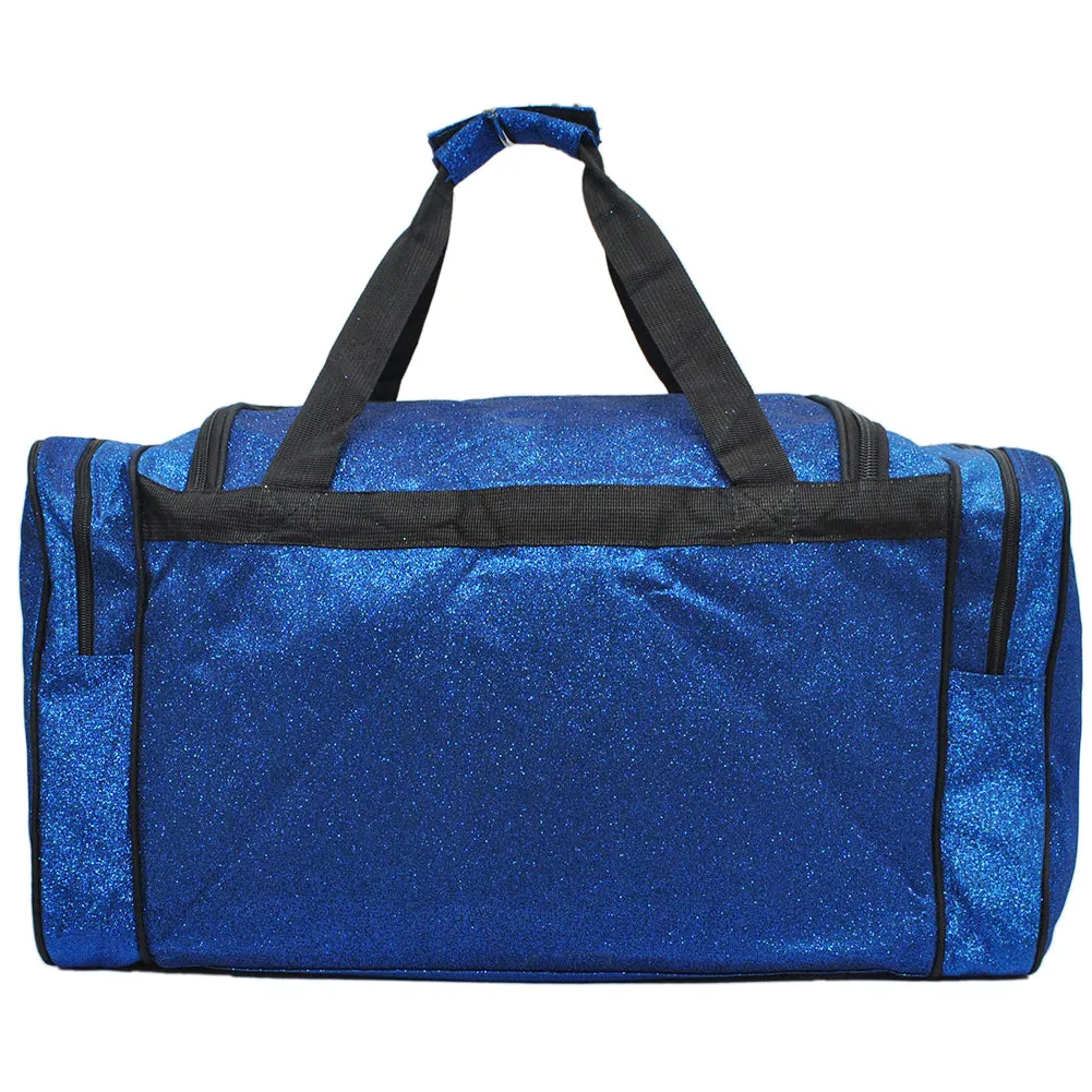 Royal Blue Glitter NGIL Canvas 23 Duffle Bag