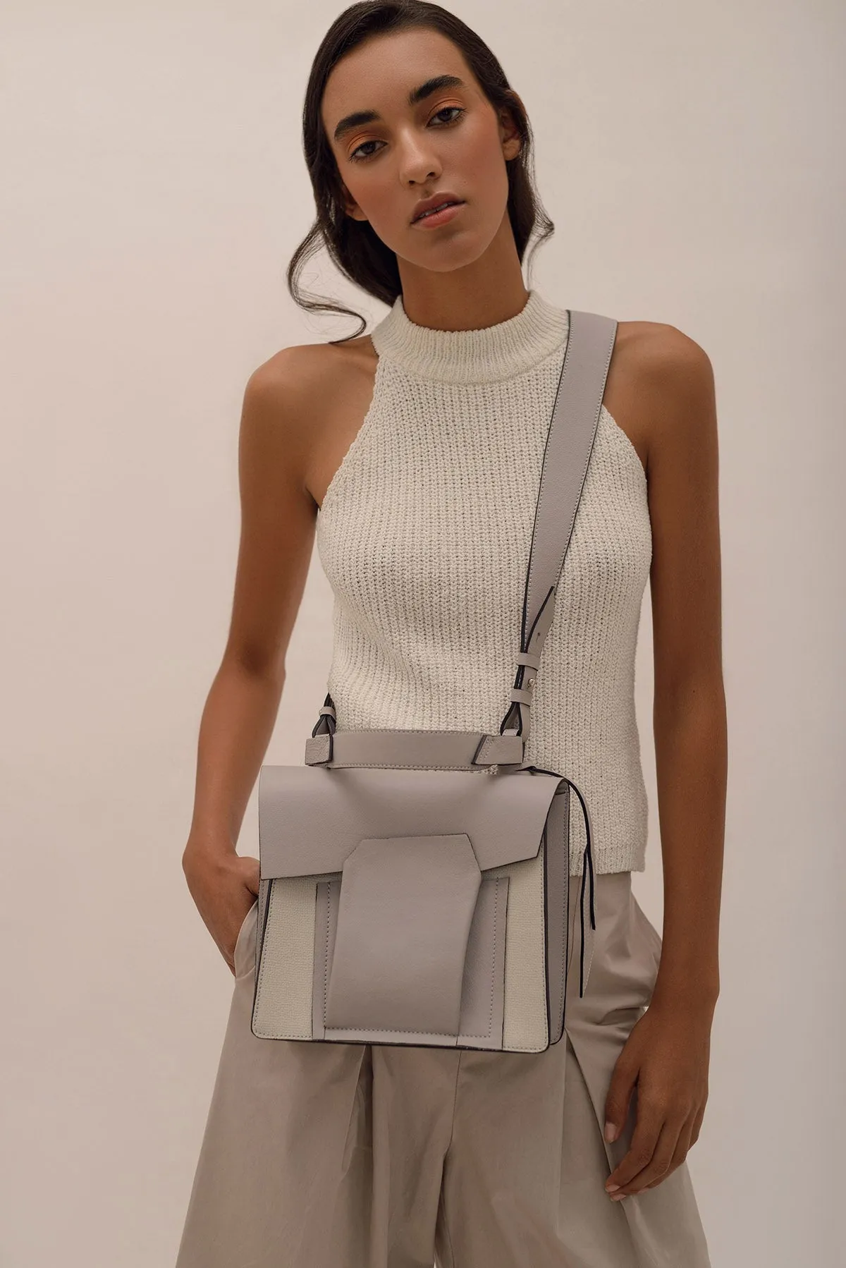 Shift Bag - Ivory Texture