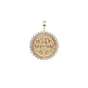 SISTERS Forever Petite Embellished Coin Pendant