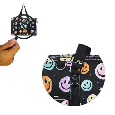 Smiley Faces NGIL Zippered Caddy Organizer Tote Bag