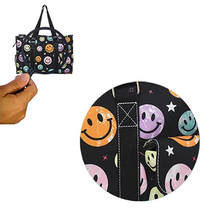 Smiley Faces NGIL Zippered Caddy Organizer Tote Bag