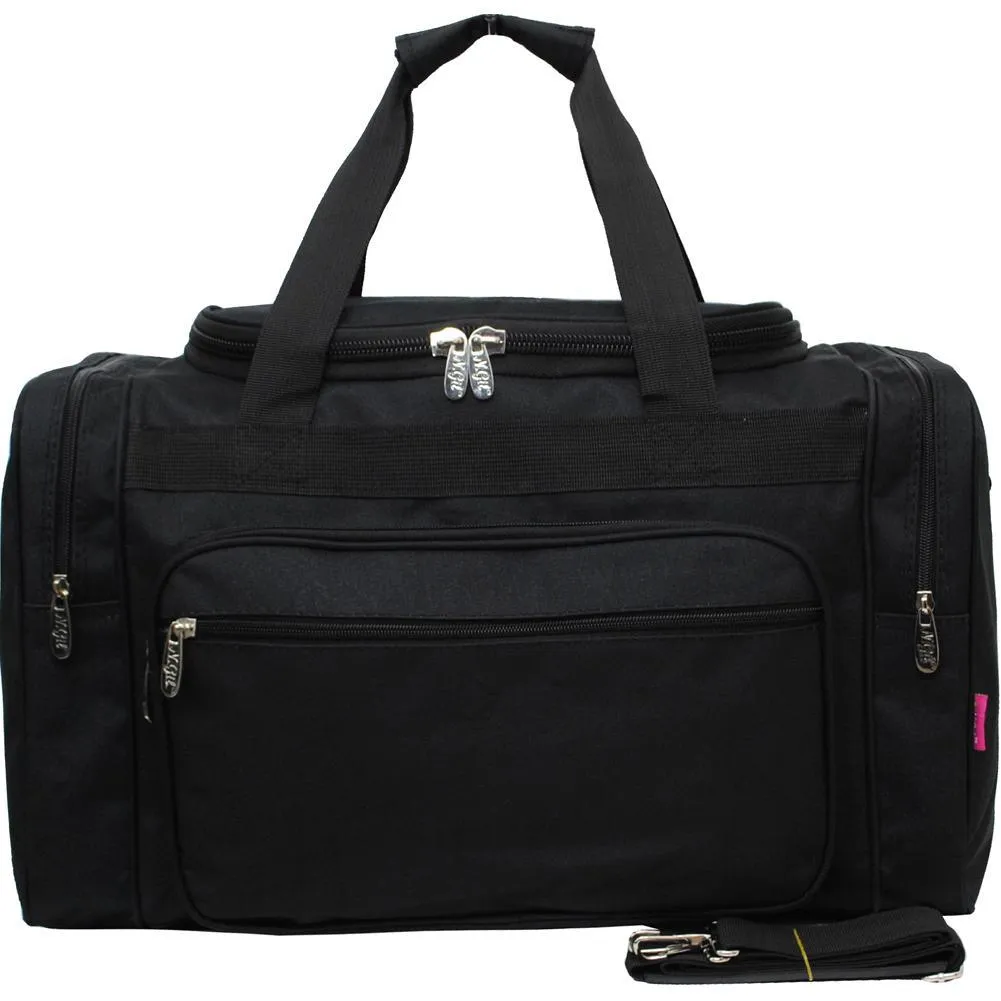 Solid Black  NGIL Canvas 20 Duffle Bag