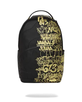 Sprayground Half Graff Gold Backpack