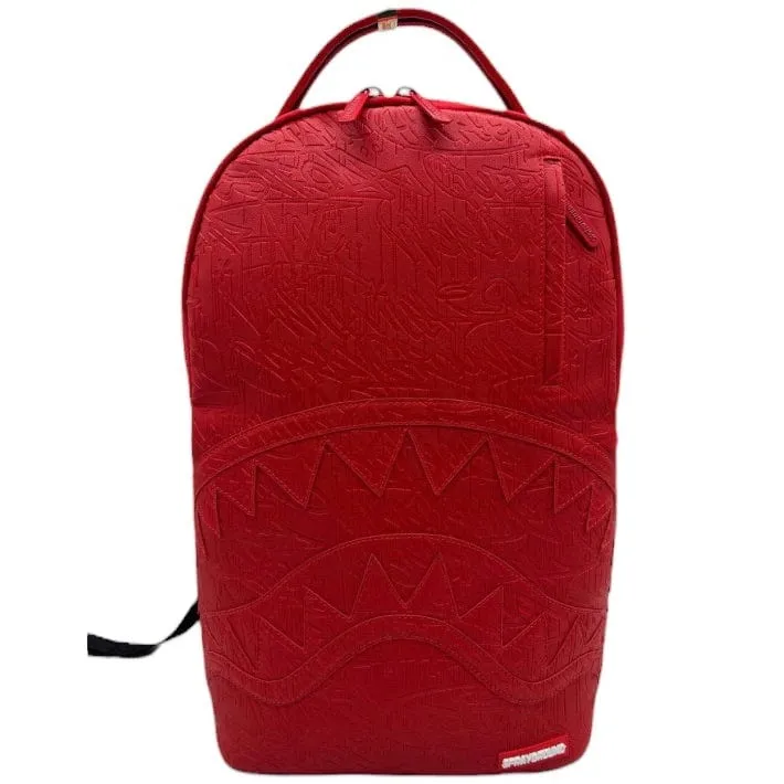 Red Scribble Sprayground Backpack with Optimized Design