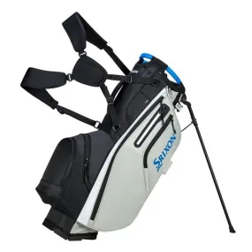 Srixon Premium Golf Stand Bag in Grey/White/Black/Blue - High Durability