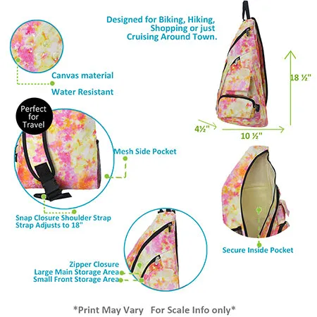 Tropical Tie Dye NGIL Sling Backpack